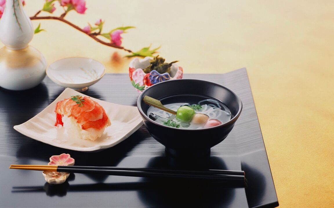 πιάτα για την ιαπωνική δίαιτα