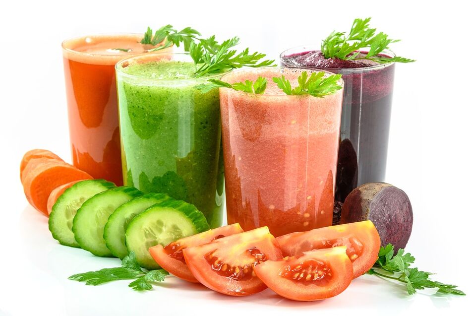 smoothies λαχανικών για απώλεια βάρους και καθαρισμό σώματος